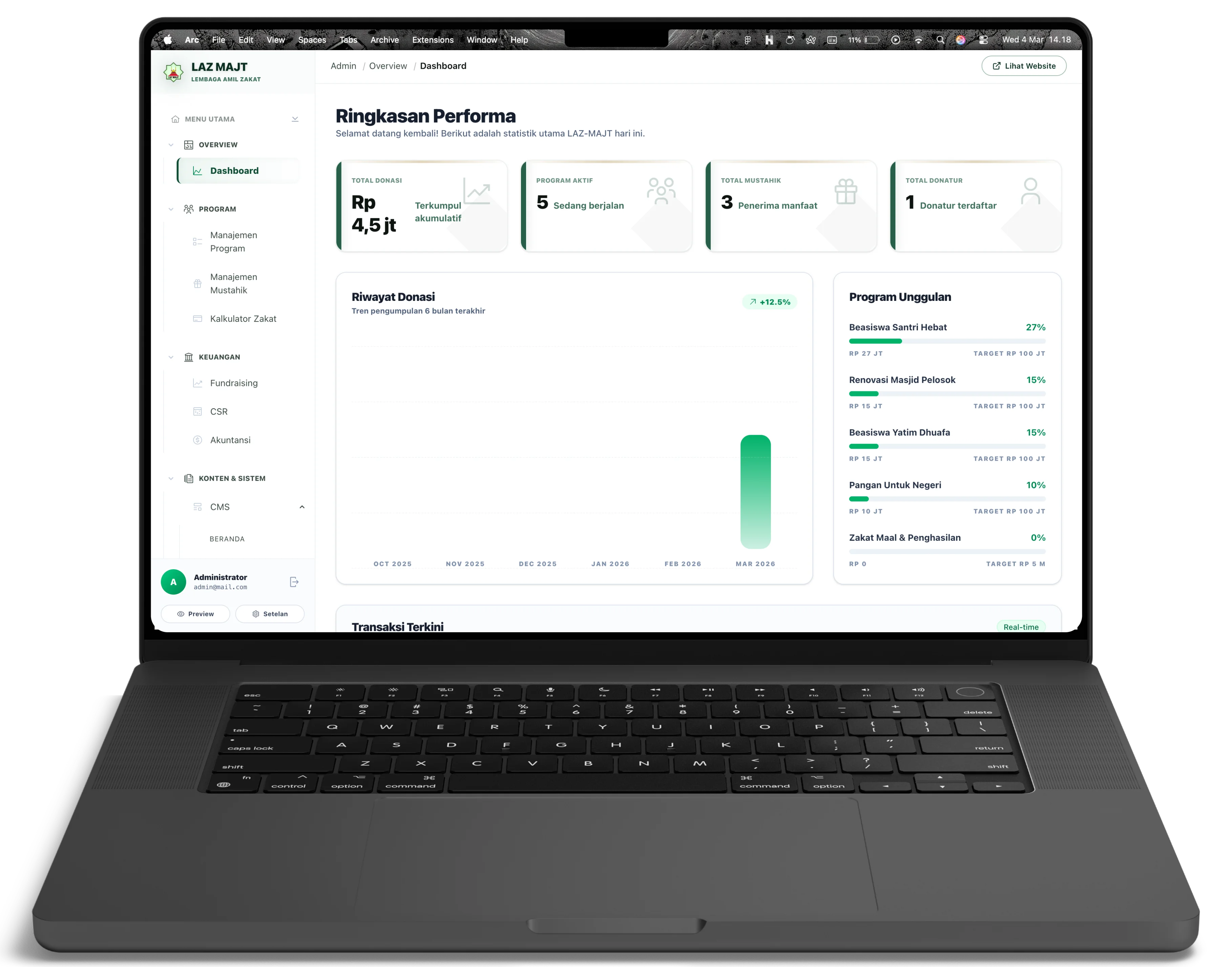 LAZ MAJT Web System - image 2